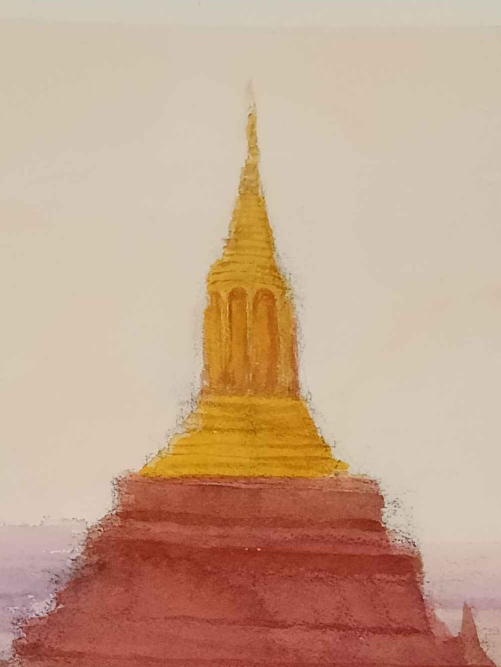 Phimeanakas Tower — golden spire detail